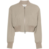 Ami Alexandre Mattiussi Padded Bomber Jacket In Grey