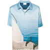 Blue Sky Inn Graphic-print Short-sleeve Shirt In Blue