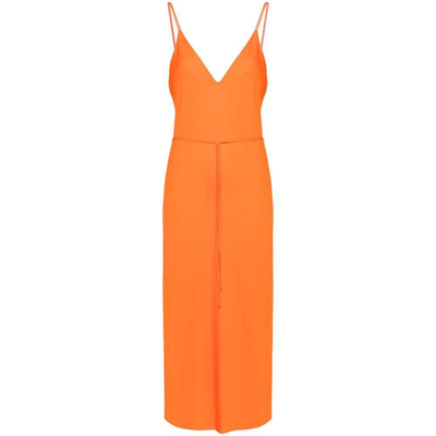 Calvin Klein Dresses In Orange