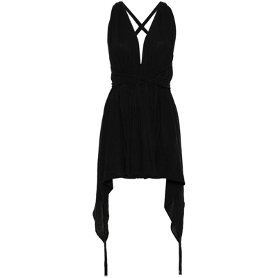 Caravana Chuj Halterneck Dress In Black