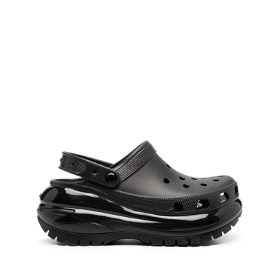 Crocs Classic Mega Crush Sandal In Black