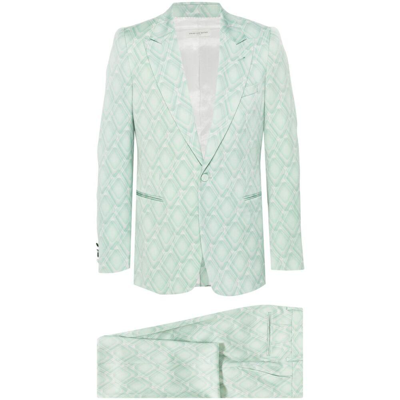 Dries Van Noten Suits In Green