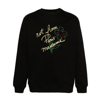 Drôle De Monsieur Sweatshirts In Black