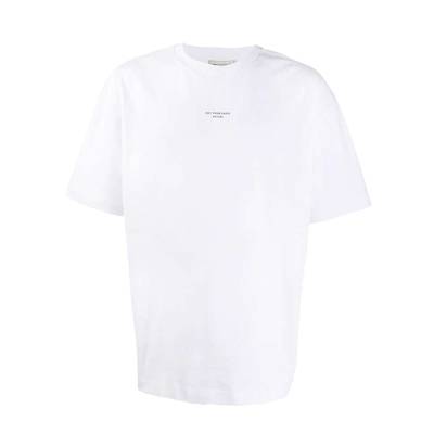 Drôle De Monsieur Short Sleeve T-shirt In White