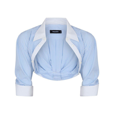 Dsquared2 Tops In Blue/white