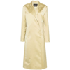 Fabiana Filippi Crepe Maxi Coat In Green