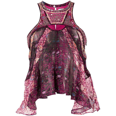 Isabel Marant Woman Top Garnet Size 8 Silk In Red