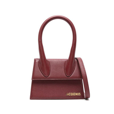 Jacquemus Le Chiquito Moyen Signature Handbag In Red