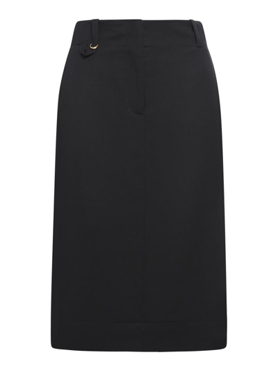 Jacquemus Midi Skirts In Black