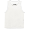 Jil Sander Open-knit Tank Top In White
