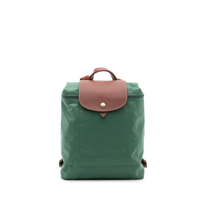 Longchamp Backpacks In Green/brown