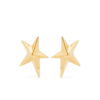 Mugler Mini Star Stud Earrings In Gold