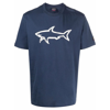Paul & Shark Logo-print T-shirt In Blue