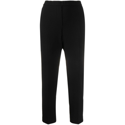 Theory Straight-leg Trousers In Black