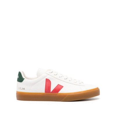 Veja Sneakers In White/red