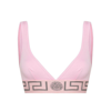 Versace Greca Border Bralette In Pink