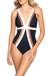 Miraclesuit Spectra Trilogy One-piece Swimsuit In Black