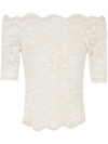 RABANNE STRETCH LACE TOP