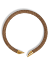 Rabanne Gold Pixel Chainmail Necklace In Gold