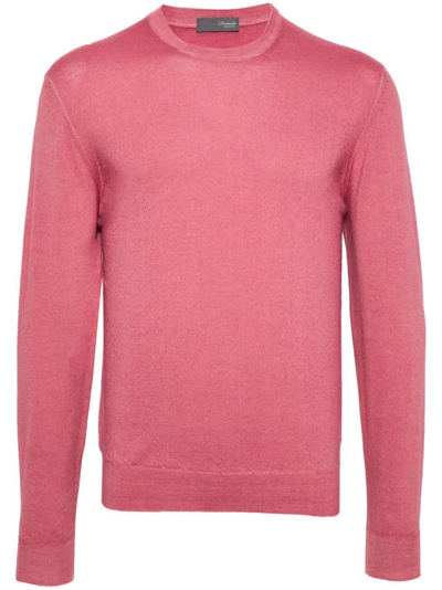 Drumohr Crew-neck Sweater In Pink