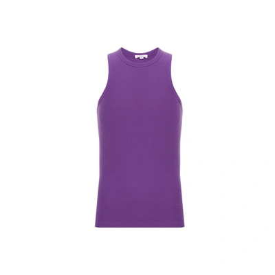 Love Stories Ribbed Top In Purple