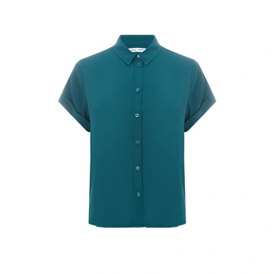 Samsoe & Samsoe Short-sleeved Shirt In Green
