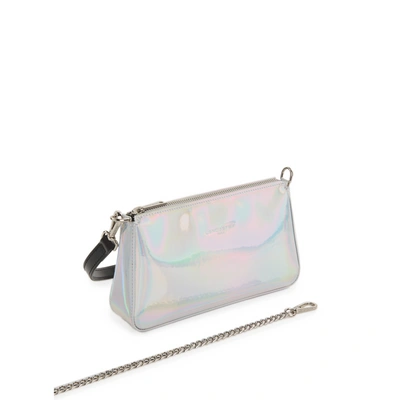 Lancaster Holographic Handbag In Silver