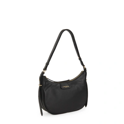 Lancaster Demi-lune Leather Handbag In Black