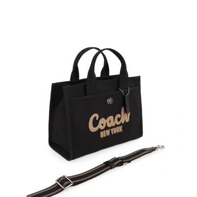 Coach Cotton Bag In Black