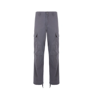 Carhartt Cotton Cargo Trousers In Grey