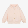 CHLOÉ GIRLS PINK EMBROIDERED JACKET