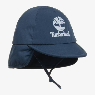 Timberland Baby Boys Blue Sun Hat