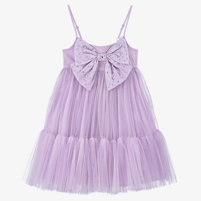 Tutu Du Monde Babies'  Girls Lilac Purple Tulle Bow Dress