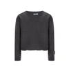 Prada Wool Jumper In Grey