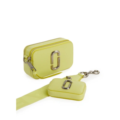 Marc Jacobs The Snapshot Leather Bag In Yellow