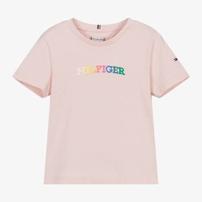 Tommy Hilfiger Babies' Girls Pink Cotton T-shirt