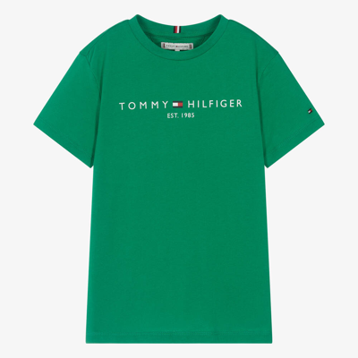 Tommy Hilfiger Teen Green Cotton T-shirt