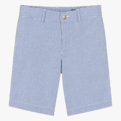 Ralph Lauren Teen Boys Blue Striped Cotton Shorts