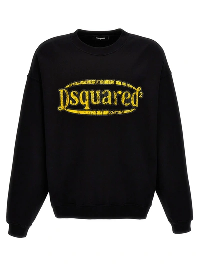 Dsquared2 Logo Sweatshirt In Black