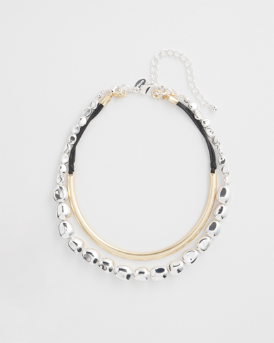 Chico's Mixed Metal Convertible Necklace |  In Mixed Metals