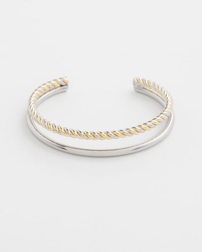 Chico's Mixed Metal Cuff Bracelet |  In Mixed Metals