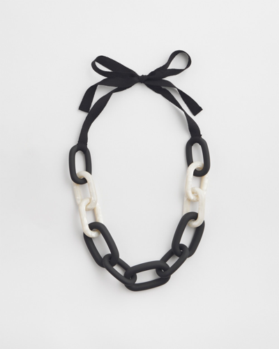 Chico's Adjustable Links Necklace |  In Black