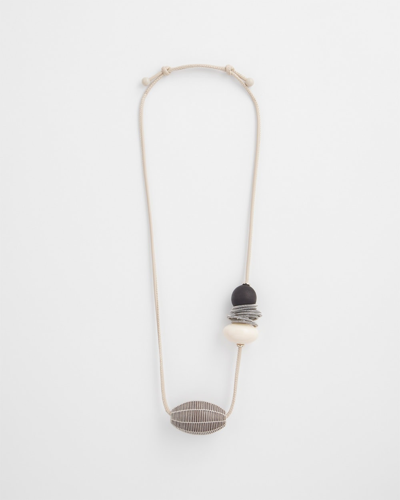 Chico's Adjustable Pendant Necklace |  In Black