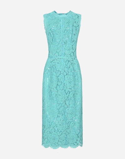 Dolce & Gabbana Abito In Turquoise