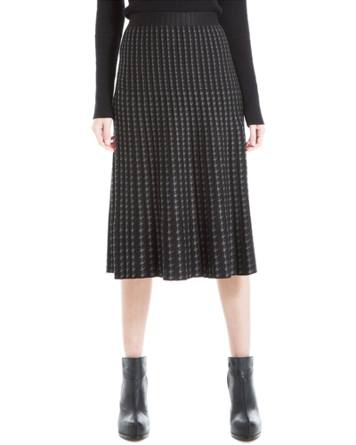 Max Studio Midi Sweater Skirt In Black