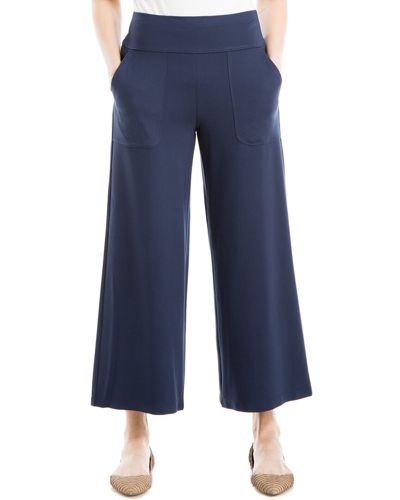 Max Studio Cropped Pant In Blue