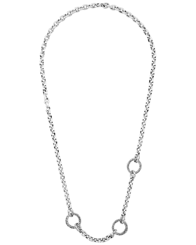 John Hardy Silver Classic Chain Necklace In Metallic