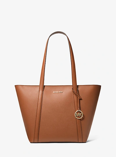 Michael Kors Pratt Large Tote Bag In Brown