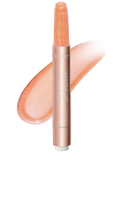 Tarte Maracuja Juicy Lip Plump Shimmer Glass In Peach Shimmer Glass