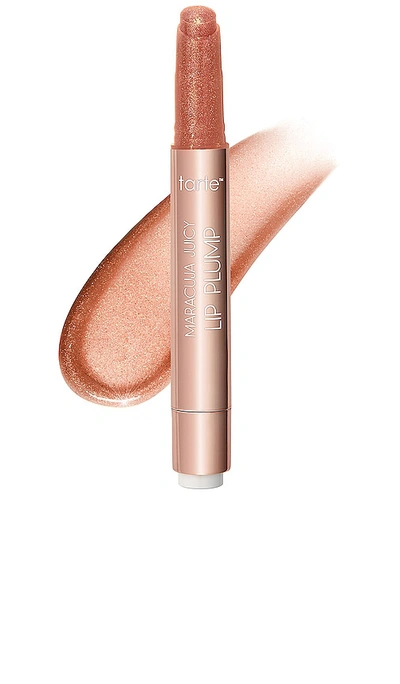 Tarte Maracuja Juicy Lip Plump Shimmer Glass In Rosy Copper Shimmer Glass